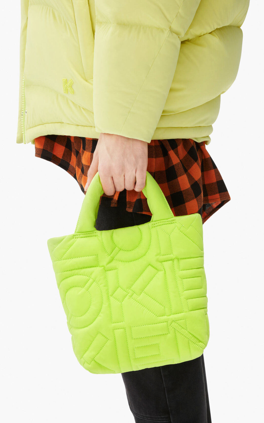 Bolsa De Mão Kenzo Arctik small Feminino - Luz Verdes | 037SMCZDO